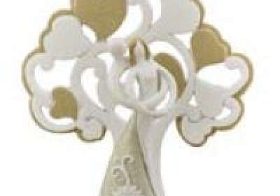 Coppia stilizzata con albero gold